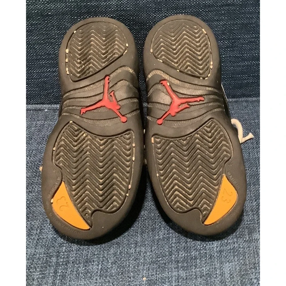 Toddler Air Jordan 12 Retro Athletic Shoes 'Taxi' 850000 125 - Size 10C